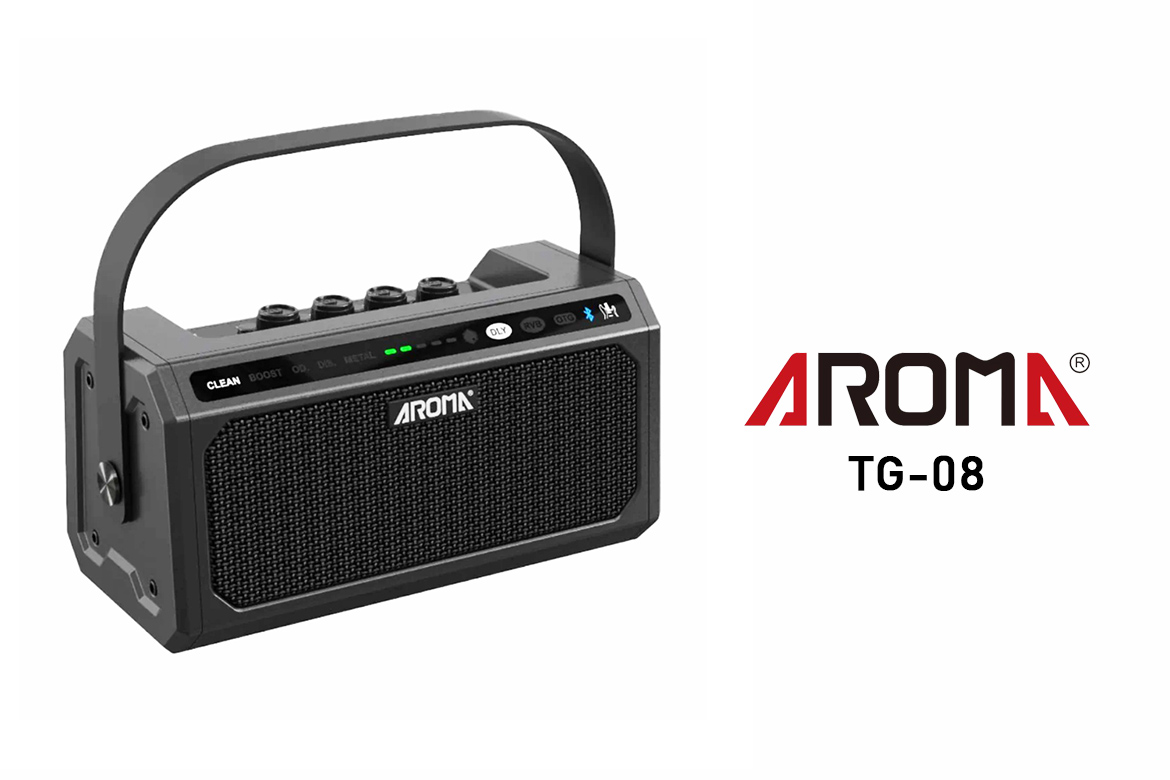 Read more about the article AROMA TG-08 迷你吉他藍芽音箱，隨時隨地享受音樂！