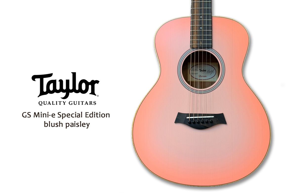 Read more about the article TAYLOR GS Mini-e Special Edition Blush Paisley｜小巧身軀，大器音色的櫻花限定版