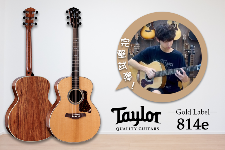 Taylor Gold Label 814e 完整試彈｜重新定義 Taylor 音色的全新 Vintage 聲音哲學