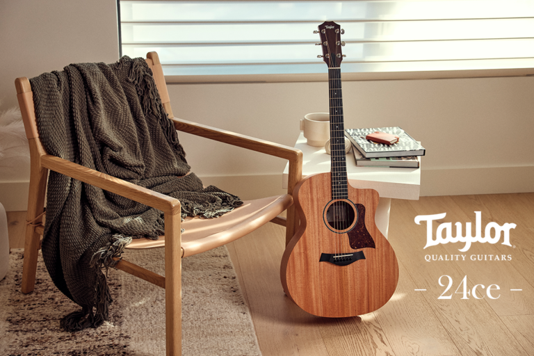 Taylor 24ce｜溫暖木質音色，開啟你的 Taylor 演奏旅程