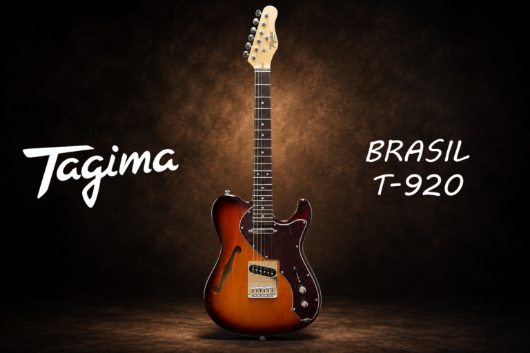 TAGIMA BRASIL T-920 電吉他｜F 音孔半空心設計，經典漸層外觀與豐富音色表現