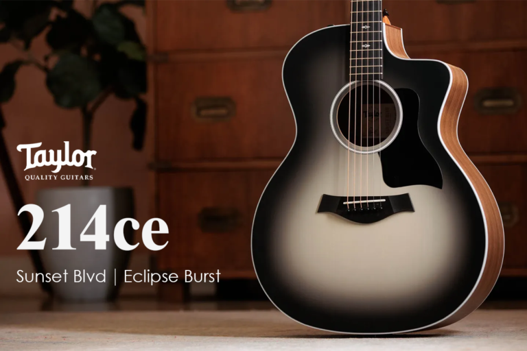 Taylor Sunset Blvd 214ce Eclipse Burst 限定款｜漸層外觀與溫暖音色兼具的全能木吉他