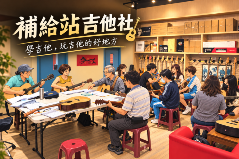 補給站吉他社｜學吉他、玩吉他的好地方